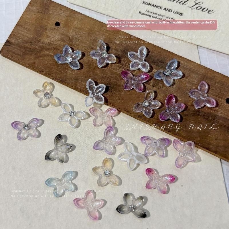 Resin Art Using Flowers - 30Pcs 3D Glitter Resin Butterfly Flower