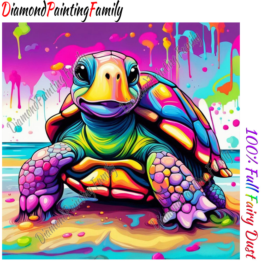Resin Art Set - Diamond Painting Family Full Fairy Dust