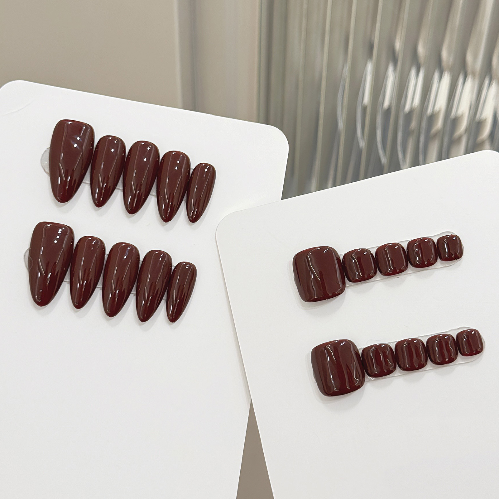 Resin Art Set - 10pcs Handmade Solid Color Almond Press