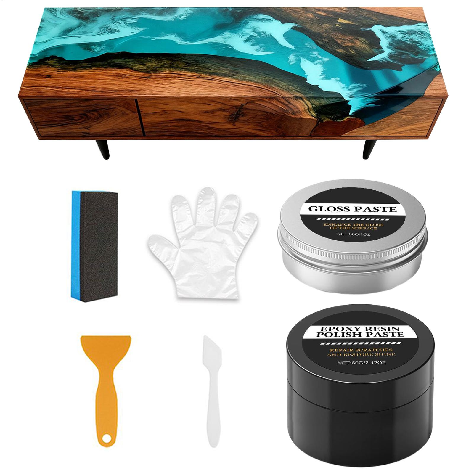 Resin Art Set - Epoxy Resin Polishing Kit - Creamy