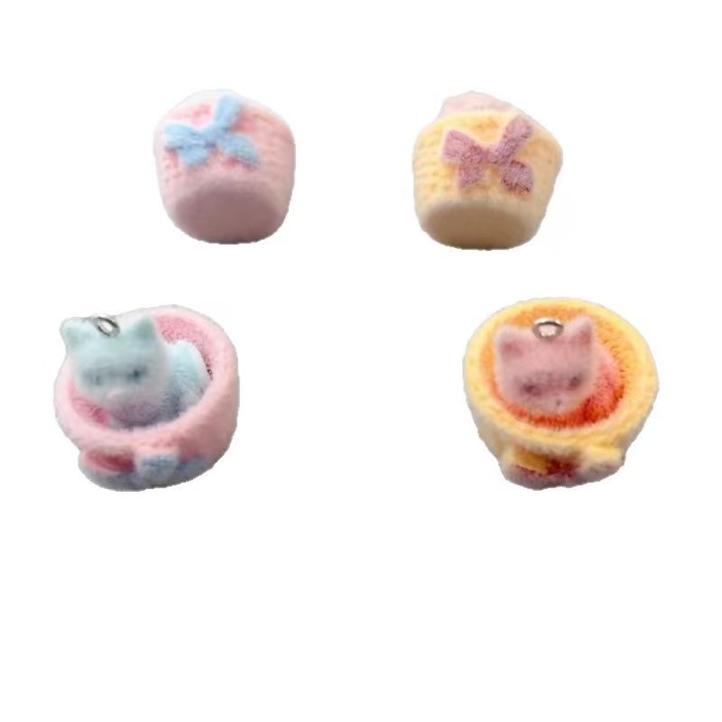 4pcs 3D plush resin cat pendan - Resin Art Jewelry Kit recension och pris