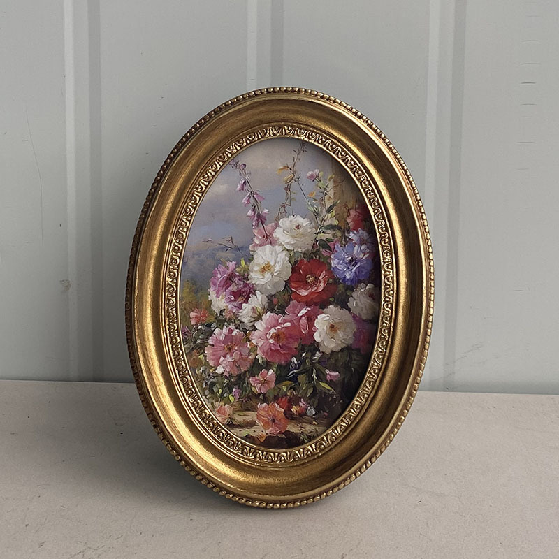 Vintage European Relief Golden - Resin Art Photo Frame recension och pris