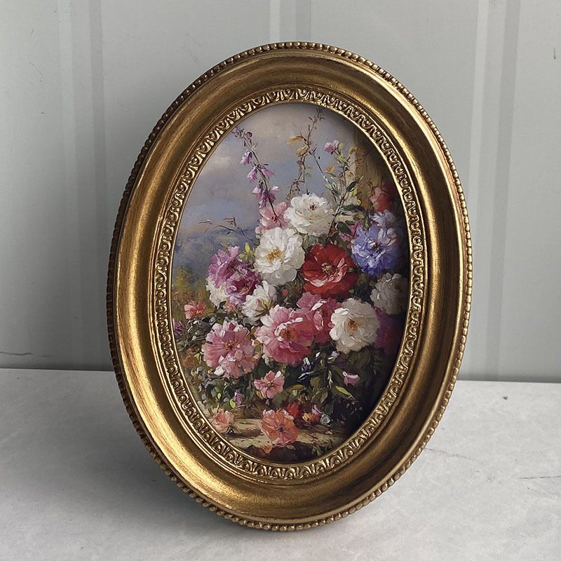 Vintage European Relief Golden - Resin Art Photo Frame recension och pris