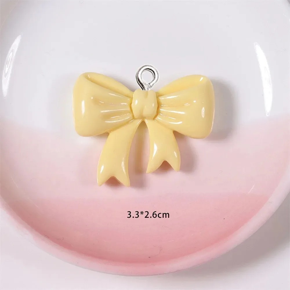 10 Pieces Candy Color Bow Resi - Resin Art Jewelry Kit recension och pris