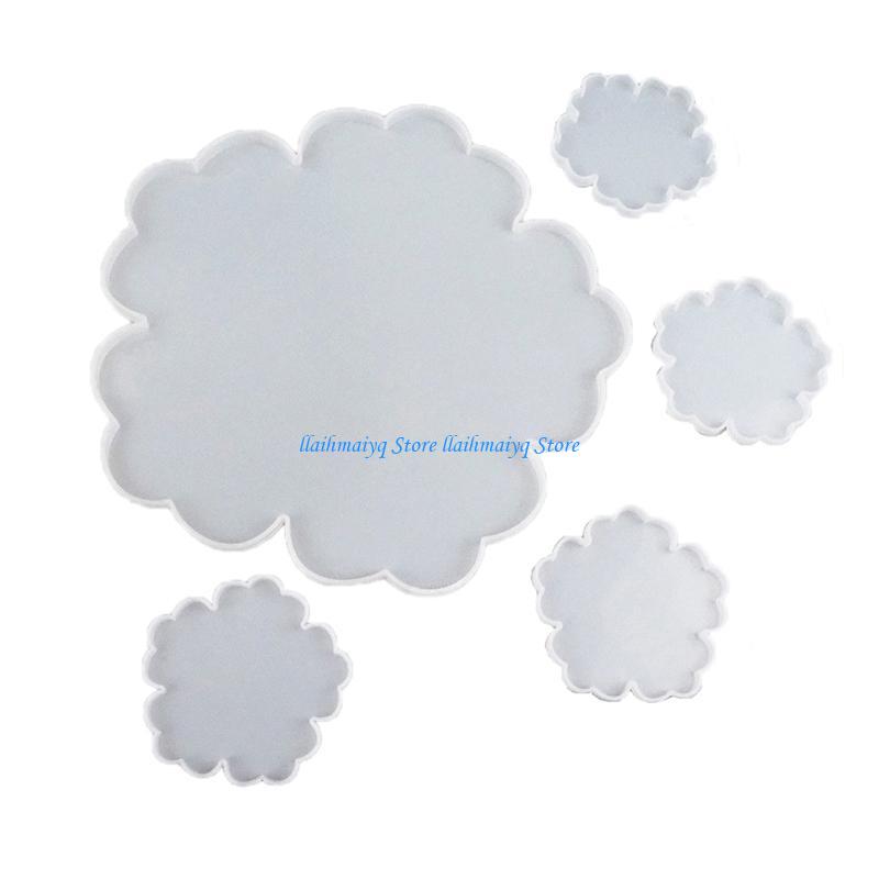 573B 5Pieces Large Flower Resi - Resin Art Geode recension och pris