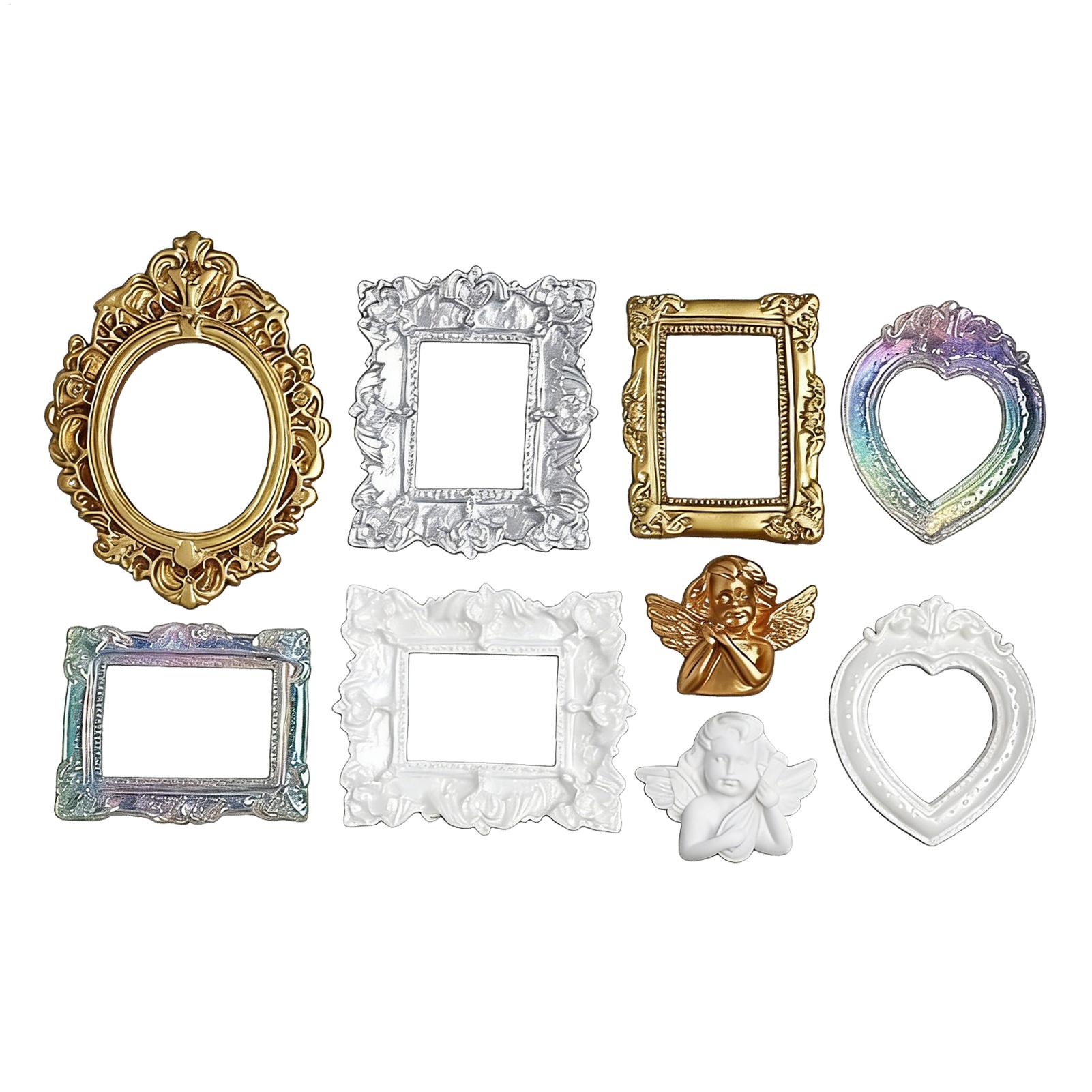 9 Pcs Miniature Picture Frame  - Resin Art Photo Frame recension och pris