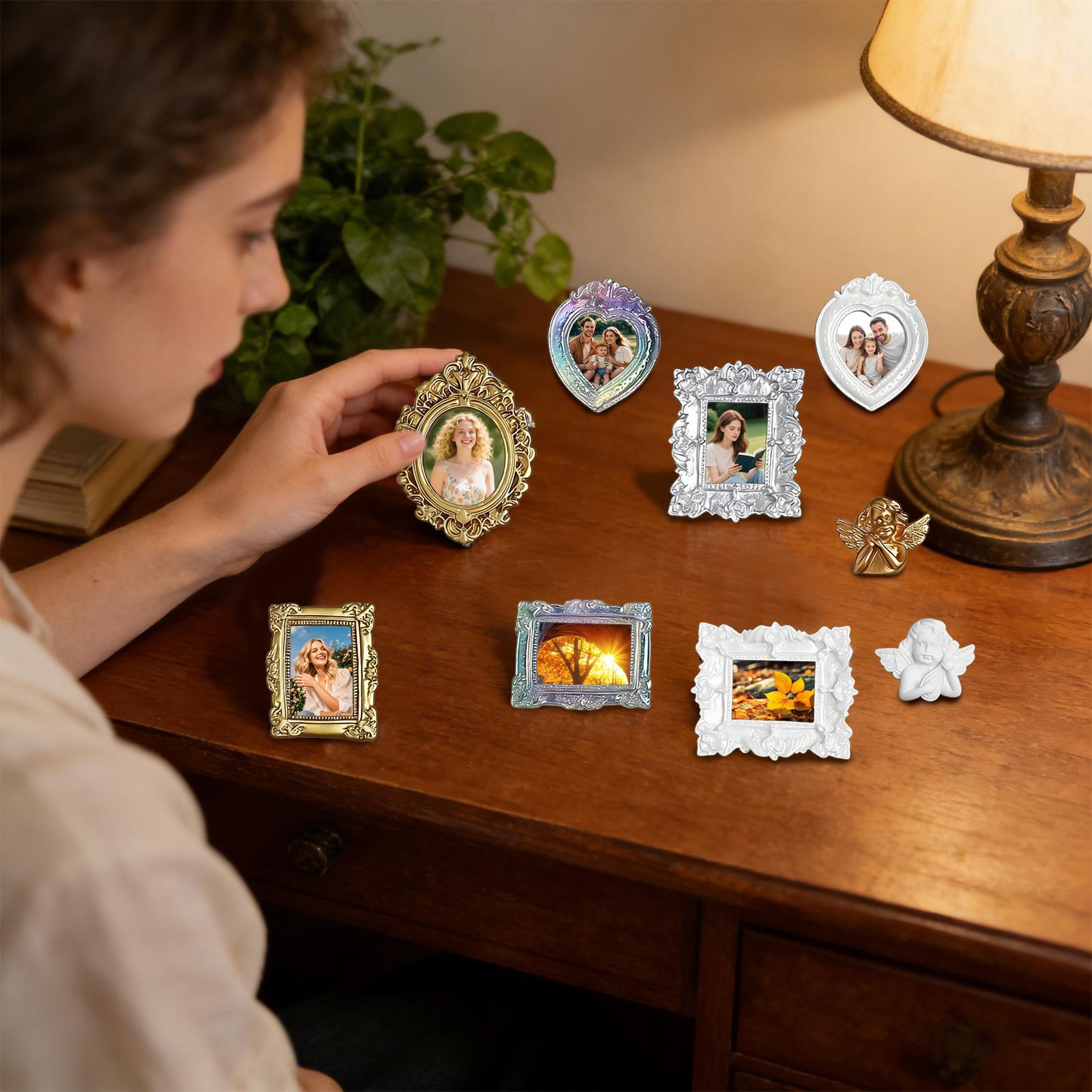 9 Pcs Miniature Picture Frame  - Resin Art Photo Frame recension och pris