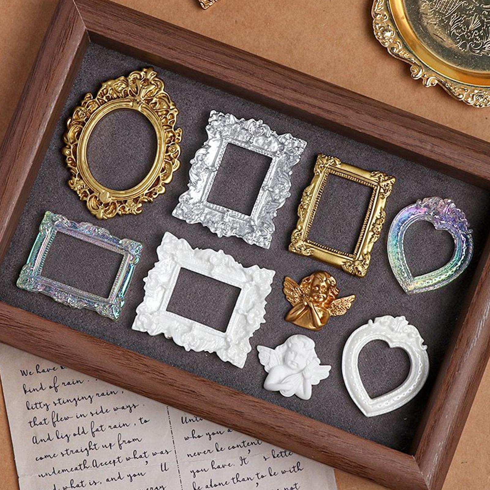 9 Pcs Miniature Picture Frame  - Resin Art Photo Frame recension och pris