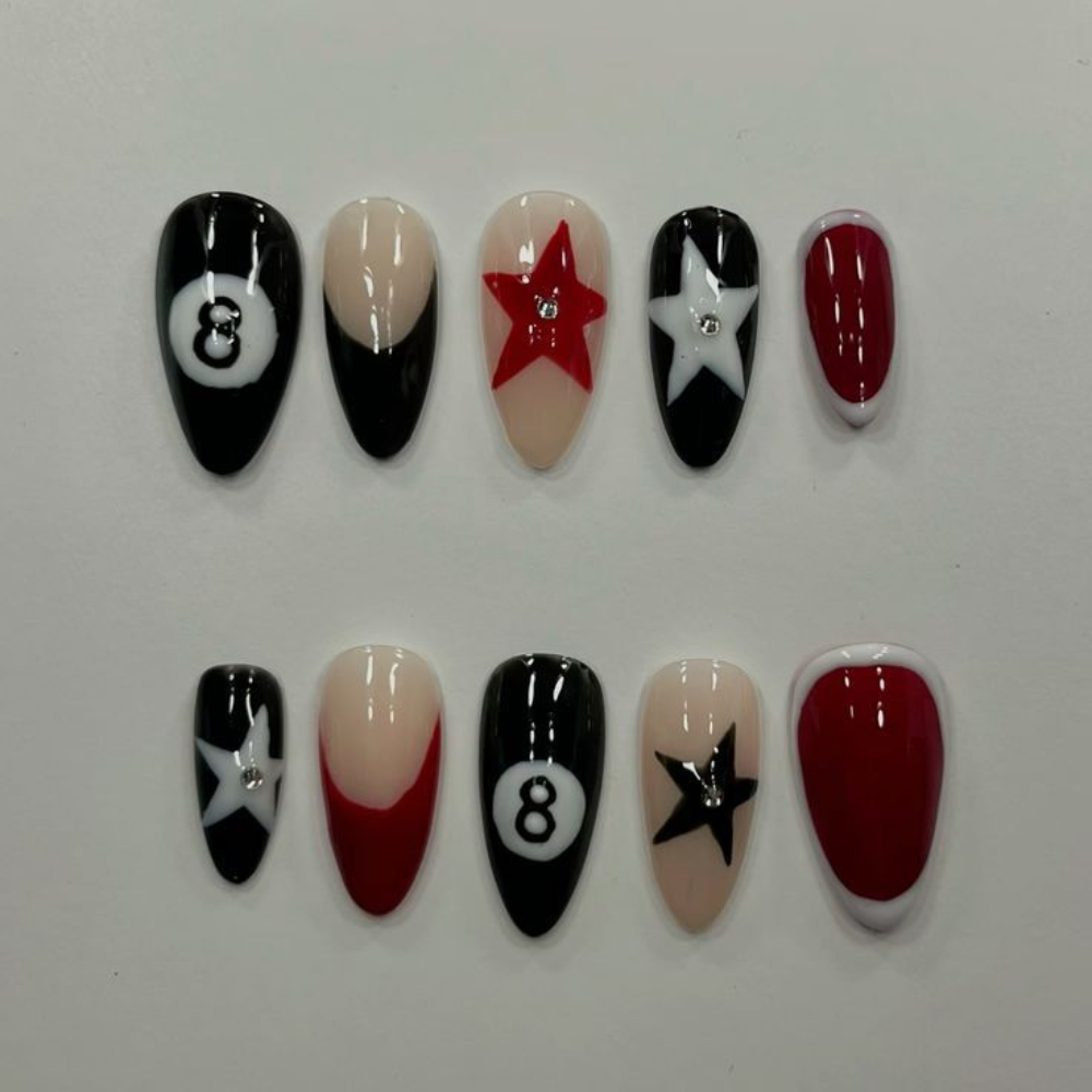 10PCS Handmade Manicure Armor  - Resin Art Set recension och pris