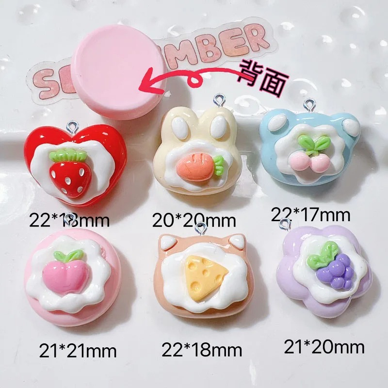 10Pcs Simulation Cute Fruit Ca - Resin Art Jewelry Kit recension och pris