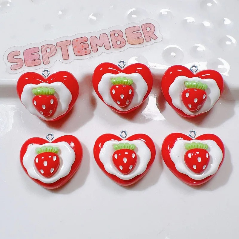 10Pcs Simulation Cute Fruit Ca - Resin Art Jewelry Kit recension och pris