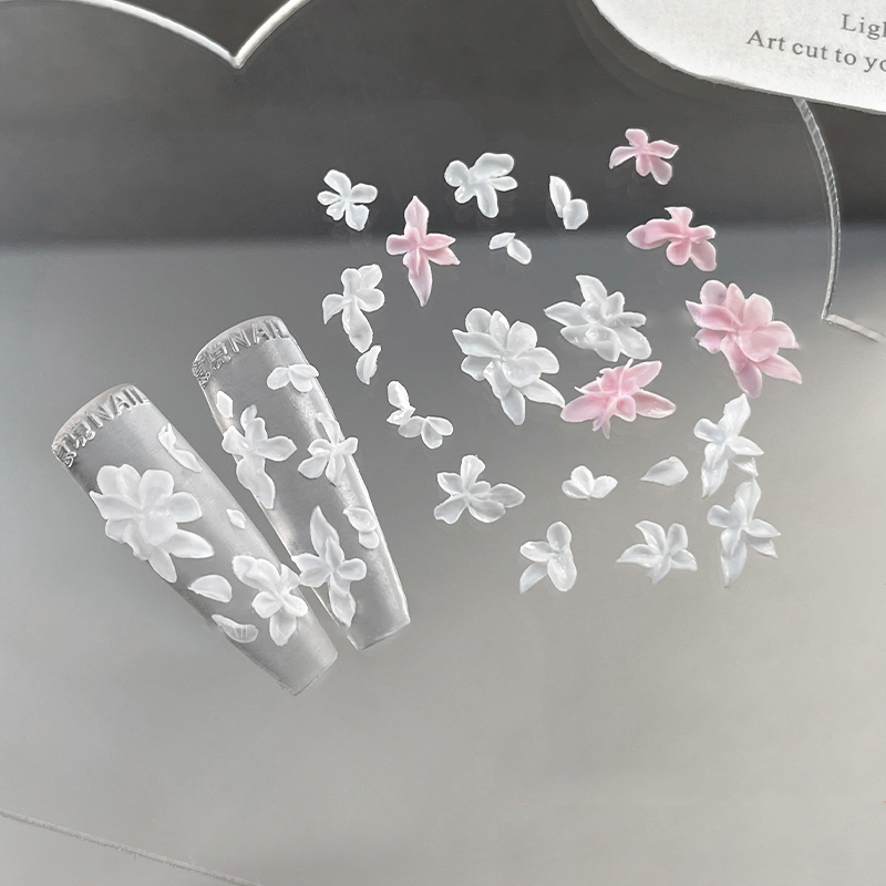 [J] 3D Flowers Nail Mold DIY S - Resin Art Templates Free recension och pris