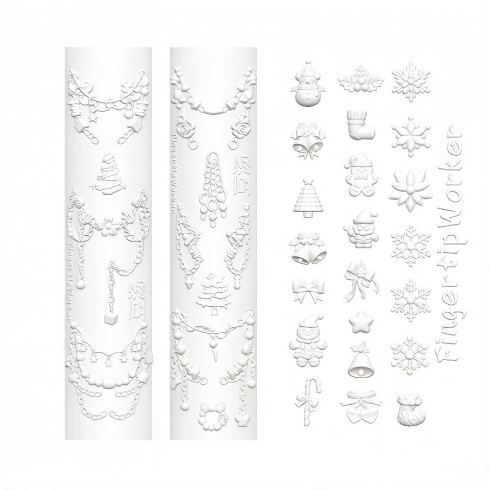 Christmas 3D Silicone Mold for - Resin Art Templates Free recension och pris