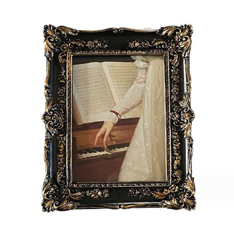 Eurpean Style Resin Relief Flo - Resin Art Photo Frame recension och pris