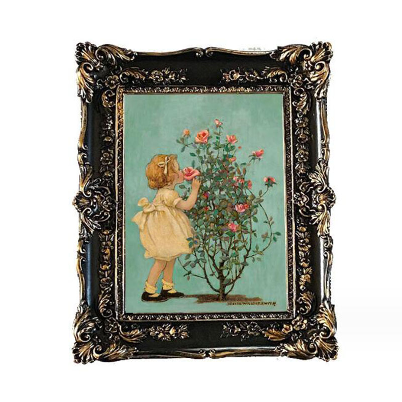 Eurpean Style Resin Relief Flo - Resin Art Photo Frame recension och pris