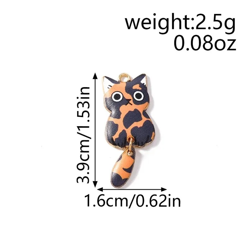 10Pcs 16×39mm Cute Cartoon Cat - Resin Art Jewelry Kit recension och pris