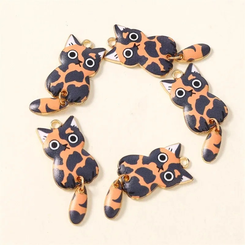 10Pcs 16×39mm Cute Cartoon Cat - Resin Art Jewelry Kit recension och pris