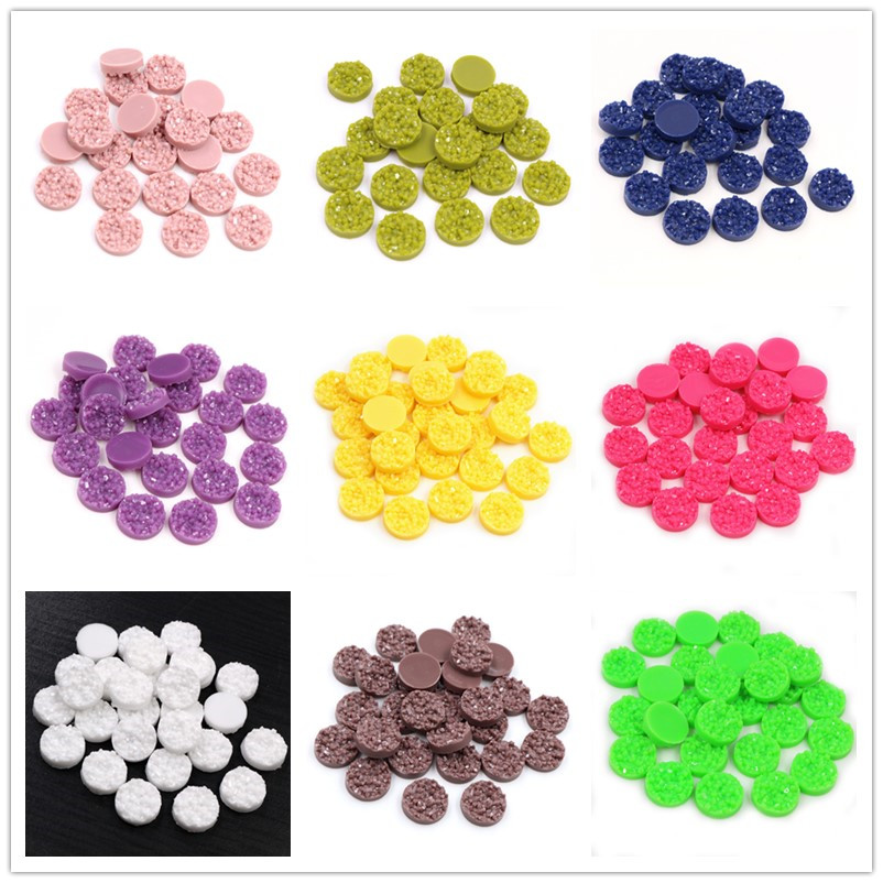 40pcs Resin Druzy Cabochons Do - Resin Art Jewelry Kit recension och pris