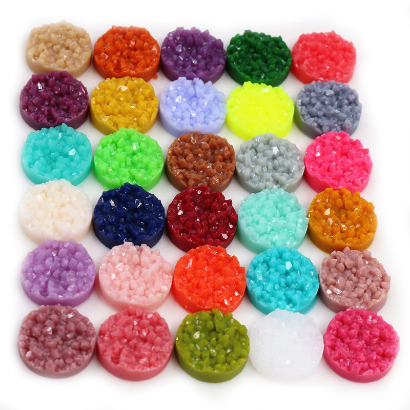 40pcs Resin Druzy Cabochons Do - Resin Art Jewelry Kit recension och pris
