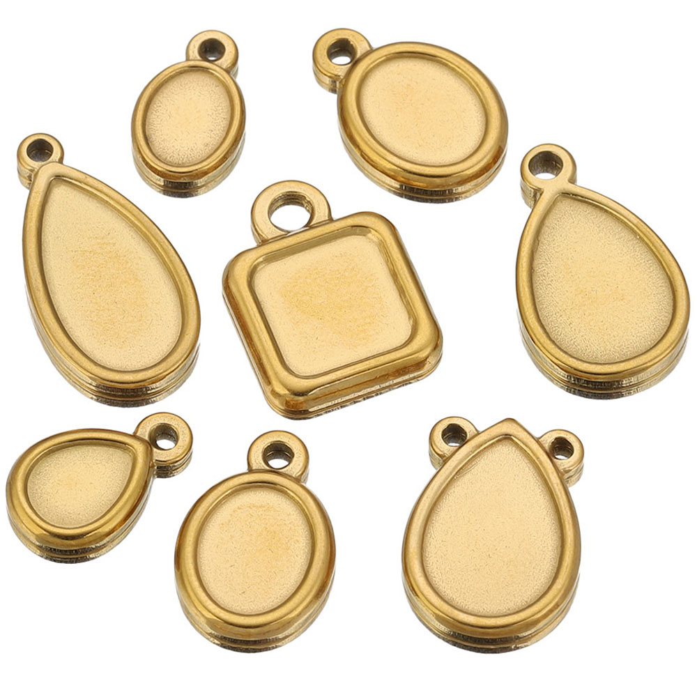 5pcs Stainless Steel Square Dr - Resin Art Jewelry Kit recension och pris