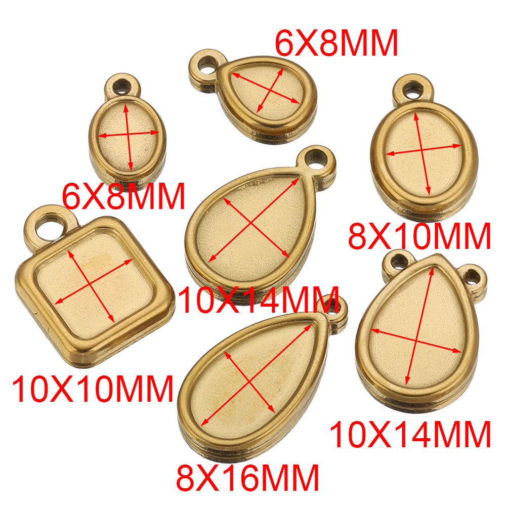 5pcs Stainless Steel Square Dr - Resin Art Jewelry Kit recension och pris