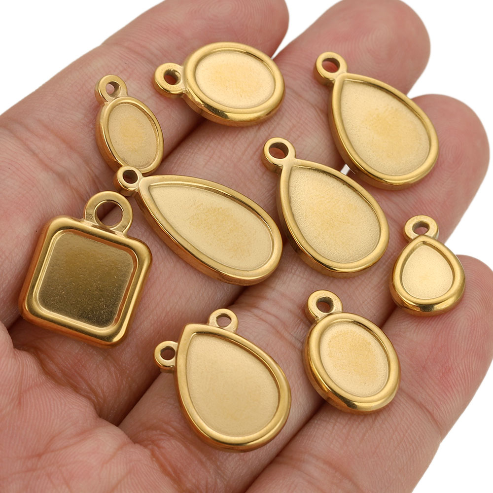 5pcs Stainless Steel Square Dr - Resin Art Jewelry Kit recension och pris