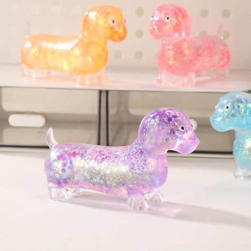 Glitter Dachshund Soft Stretch - Resin Art And Deco recension och pris