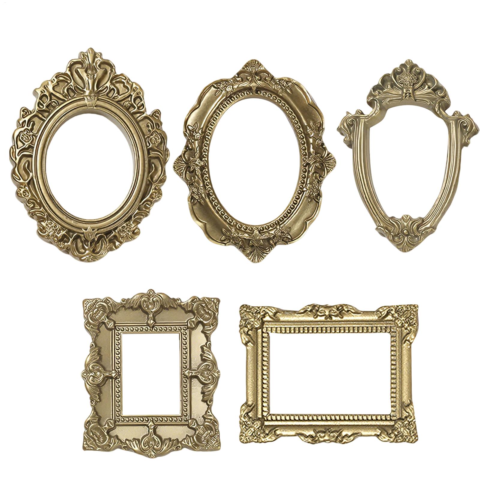 5PCS Gold Vintage Photo Frame  - Resin Art Photo Frame recension och pris