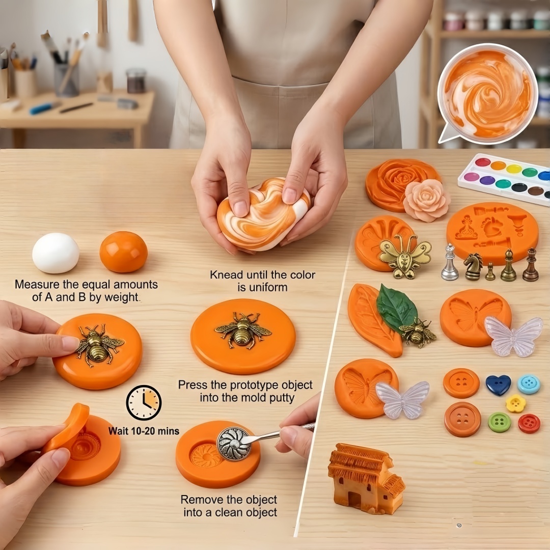 Silicone Putty DIY Crafting Se - Resin Art Set recension och pris
