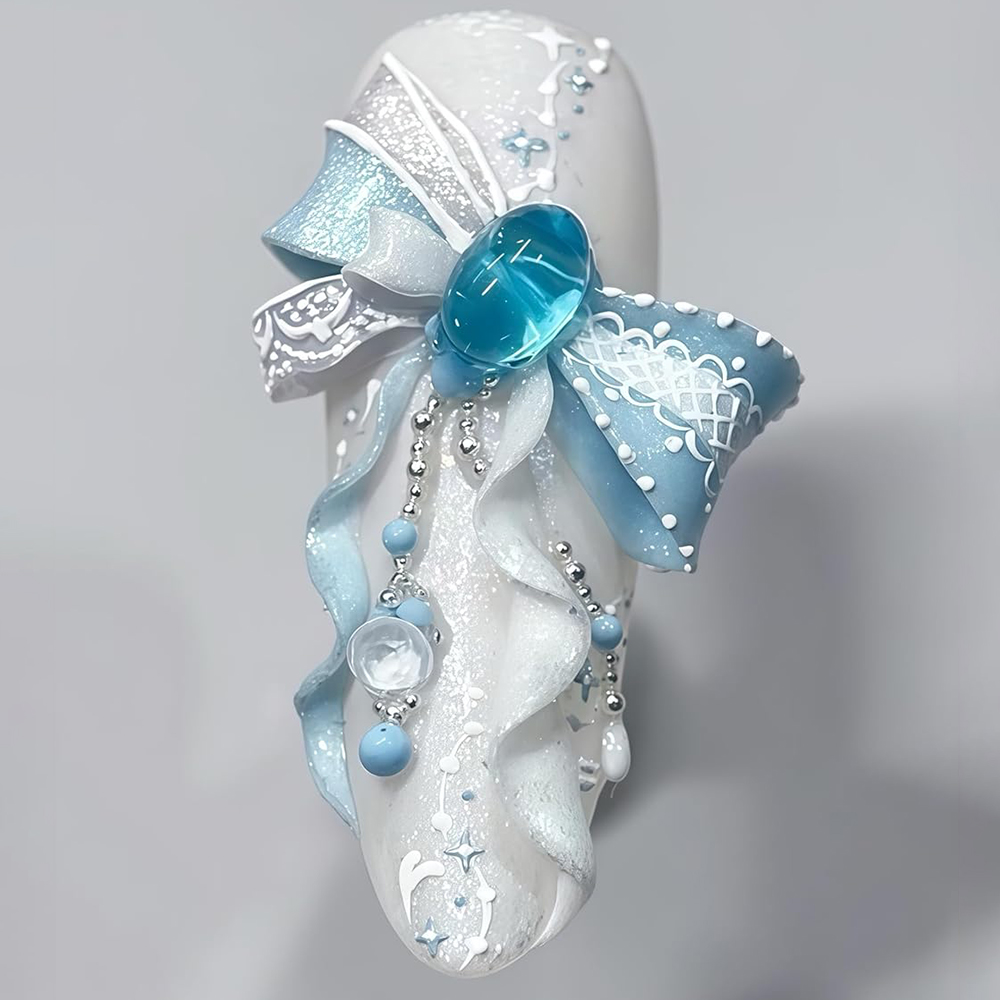 BowKnot & Heart Drop Nail Mold - Resin Art Templates Free recension och pris