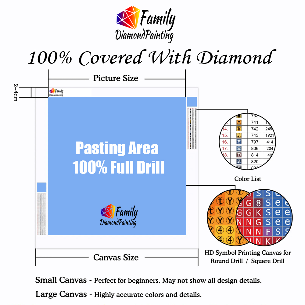 Diamond Painting Family Colorf - Resin Art Set recension och pris