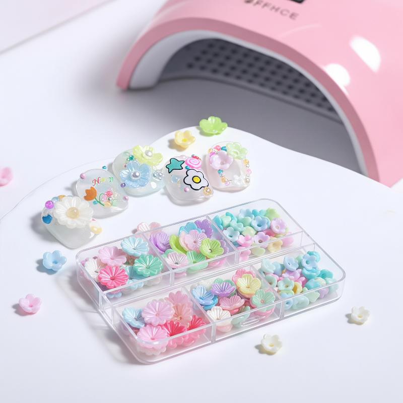 6 Grids Mini Resin Flower Nail - Resin Art Using Flowers recension och pris
