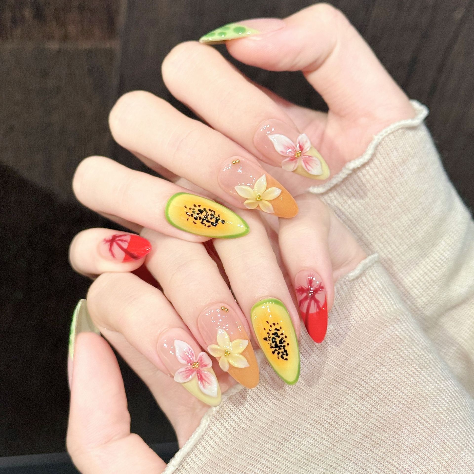 10pcs Hand-Pressed Medium Almo - Resin Art Using Flowers recension och pris