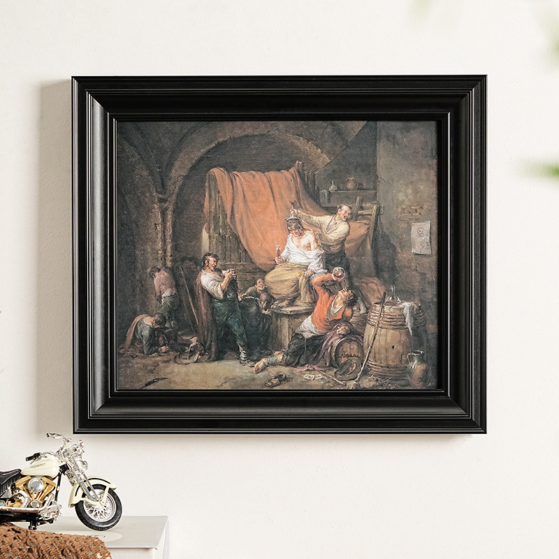 Vintage Black Solid Wood Pictu - Resin Art Photo Frame recension och pris