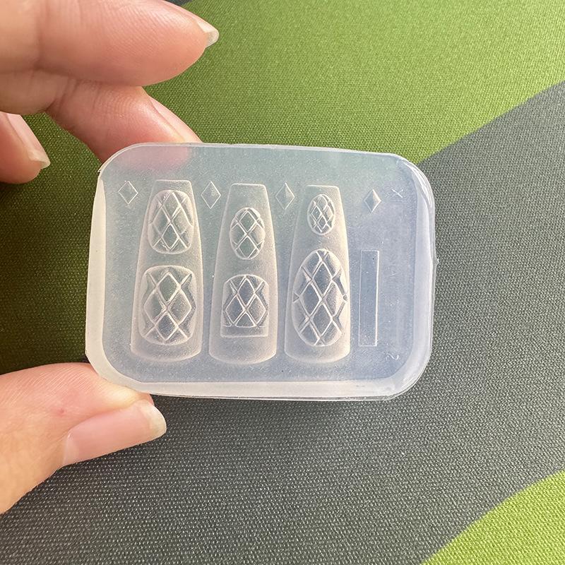 Portable Reusable Silicone Nai - Resin Art Templates Free recension och pris