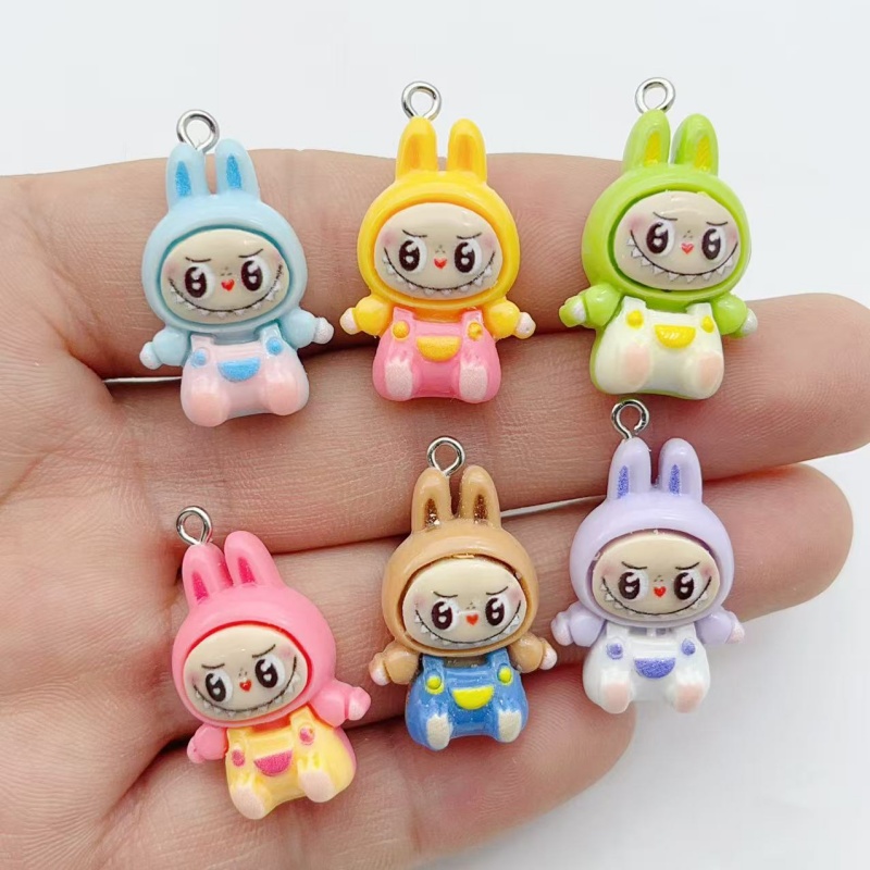 10Pcs Kawaii Rabbit Strawberry - Resin Art Jewelry Kit recension och pris
