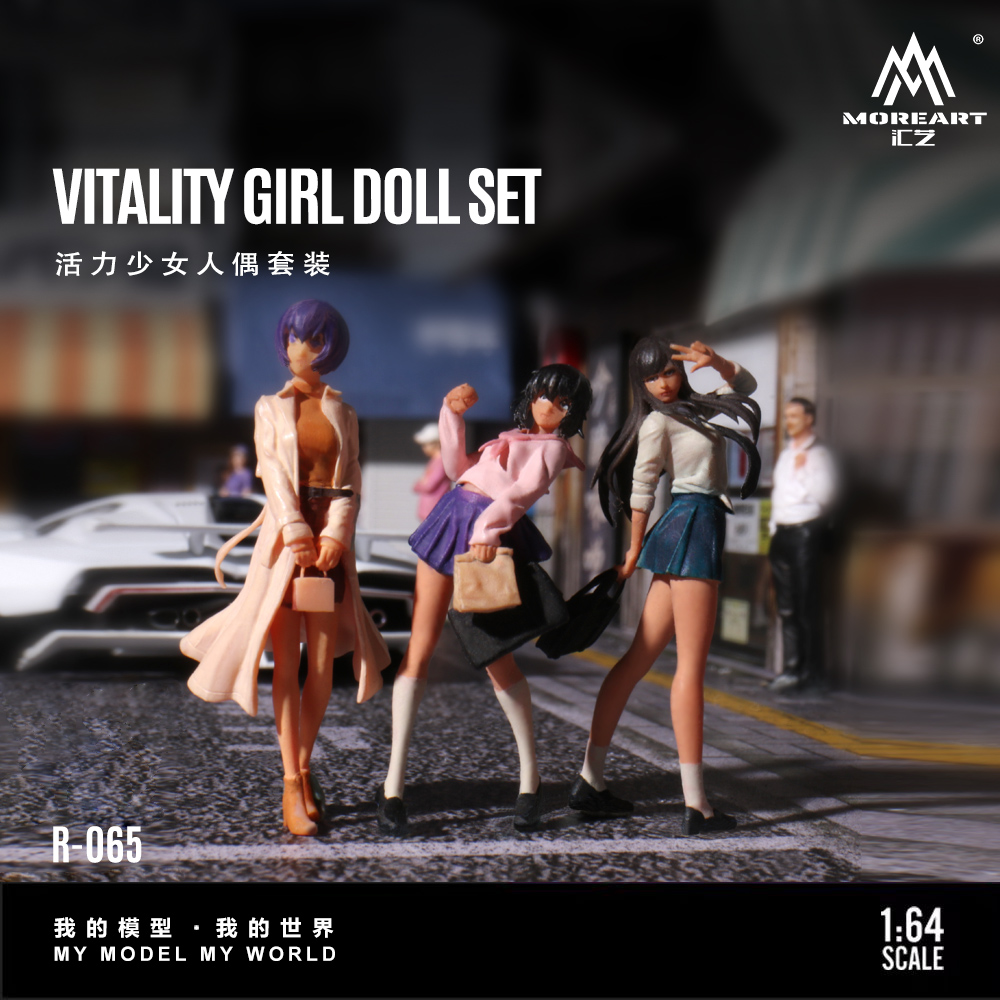 More Art 1:64 Dynamic Girl Dol - Resin Art Set recension och pris
