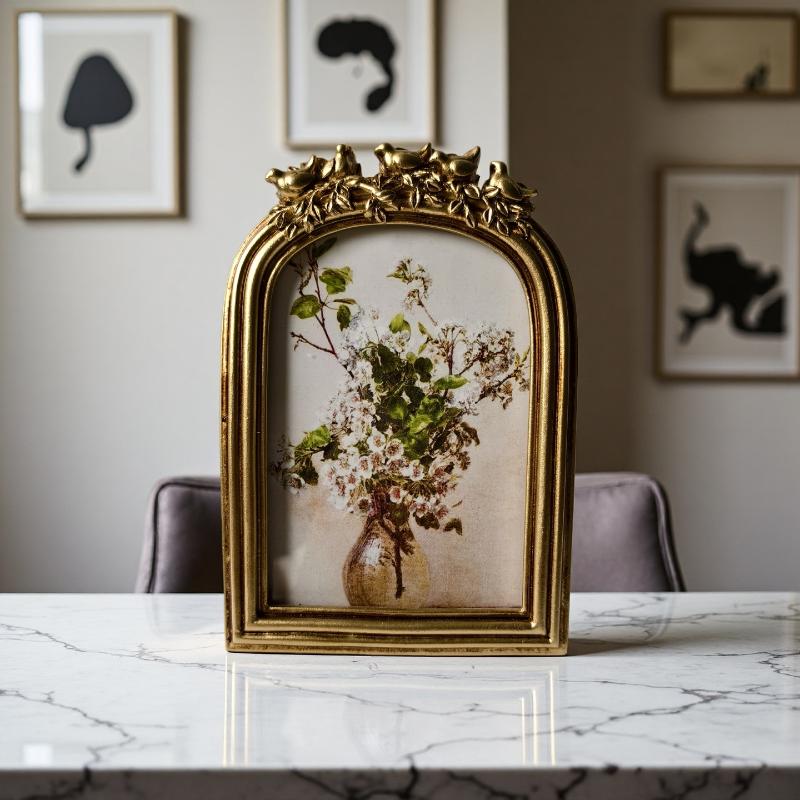 For Desk Wall Decoration Oval  - Resin Art Photo Frame recension och pris