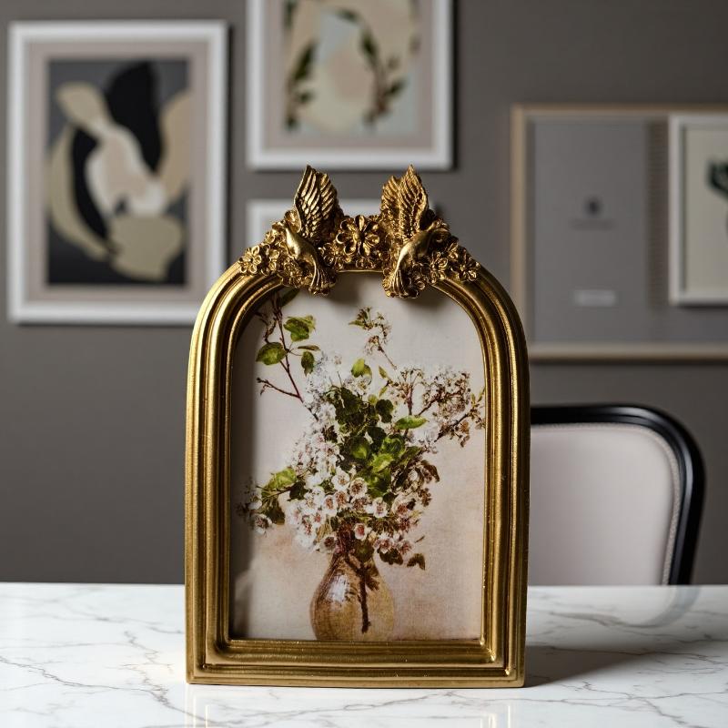 For Desk Wall Decoration Oval  - Resin Art Photo Frame recension och pris