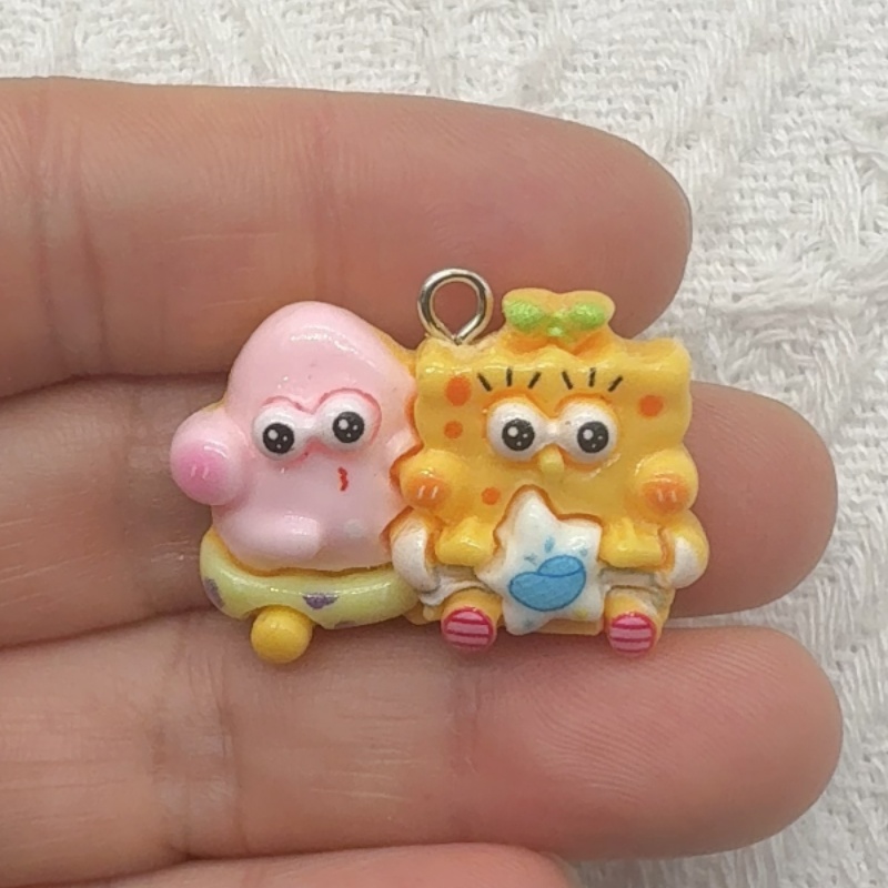 10pcs cartoon resin pendant, D - Resin Art Jewelry Kit recension och pris