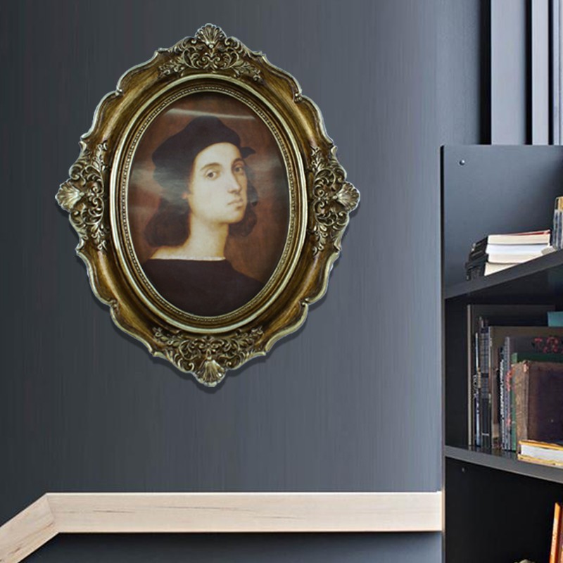Oval Decoration Photo Frame Li - Resin Art Photo Frame recension och pris