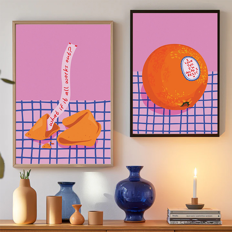 Pink Blue Diamond Poster, What - Resin Art What Is It recension och pris