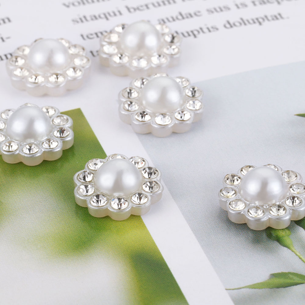 50pcs White Flat Imitation Pea - Resin Art Jewelry Kit recension och pris