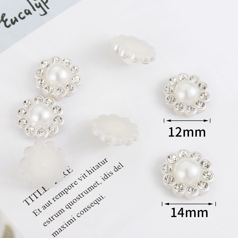 50pcs White Flat Imitation Pea - Resin Art Jewelry Kit recension och pris