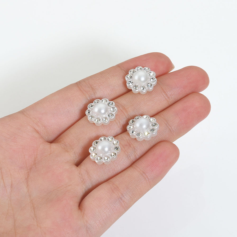 50pcs White Flat Imitation Pea - Resin Art Jewelry Kit recension och pris