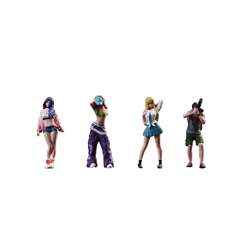 More Art 1:64 Action Figure Se - Resin Art Set recension och pris